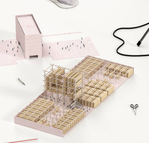 CAMPO Maquette 1 with hole Central 2